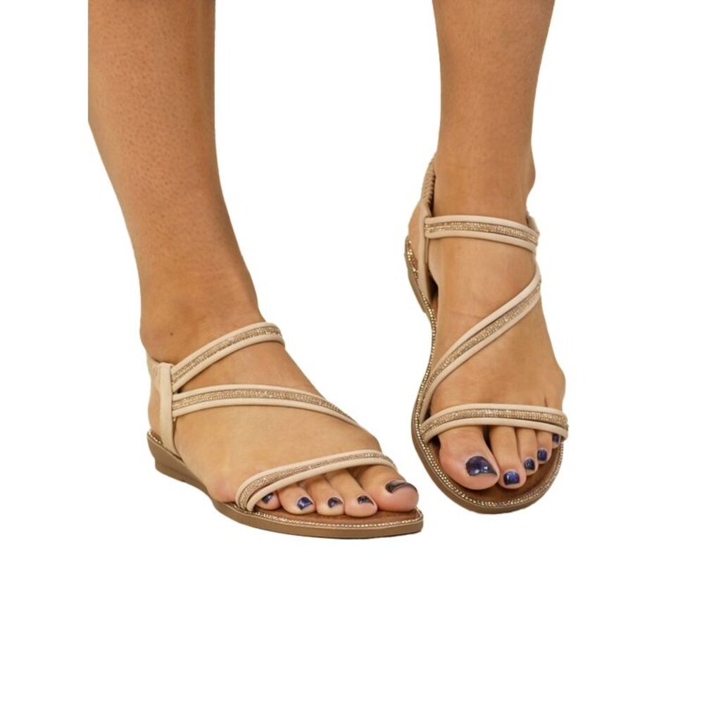 Lunar Womens/Ladies Aruba Sandals / Nude
